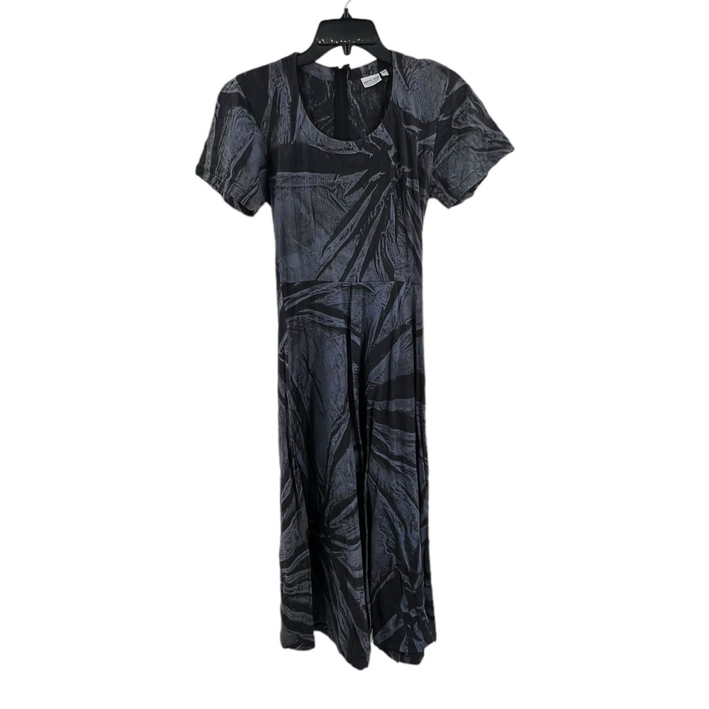 White Rice Cotton Dress Size Medium‎ Vintage with Flaw